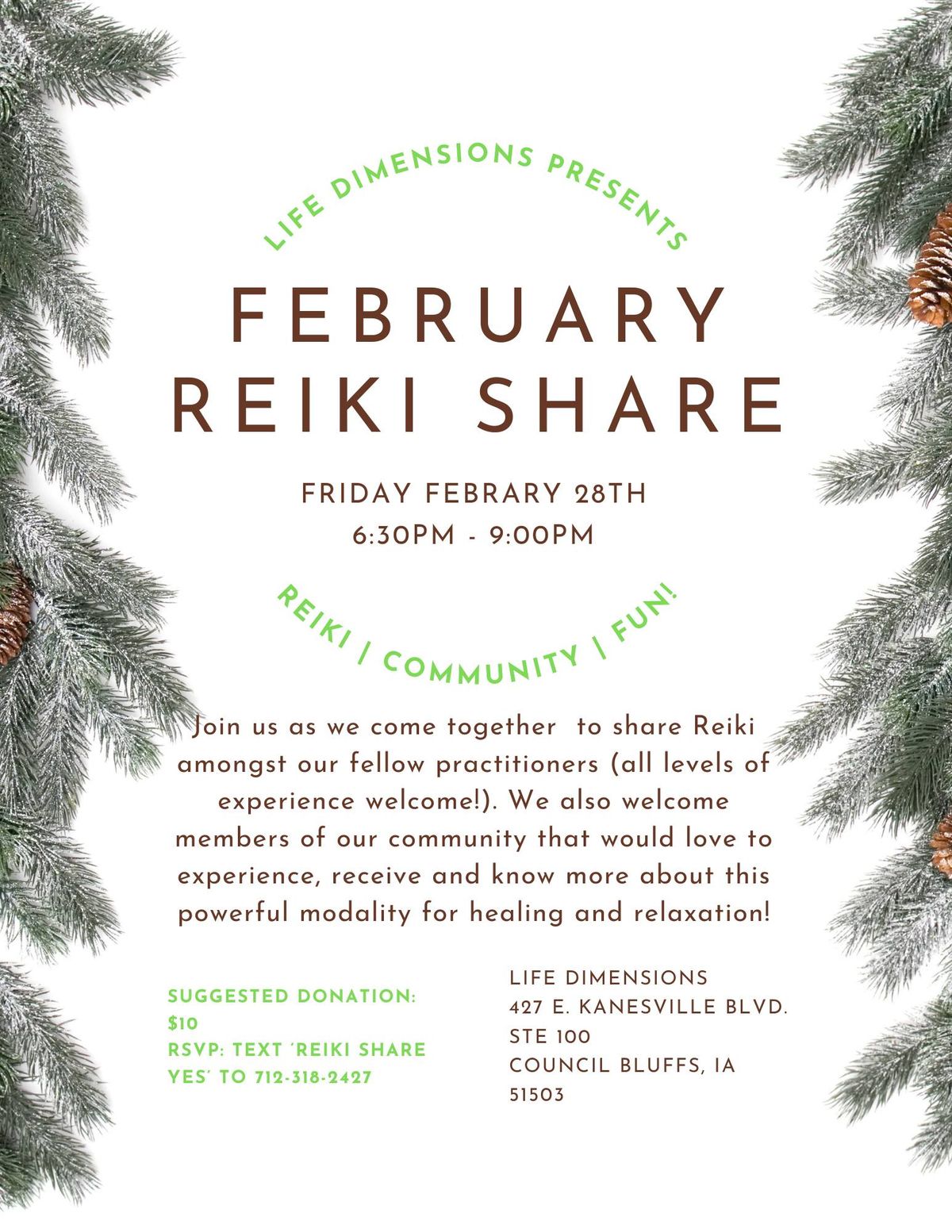 February Reiki Share