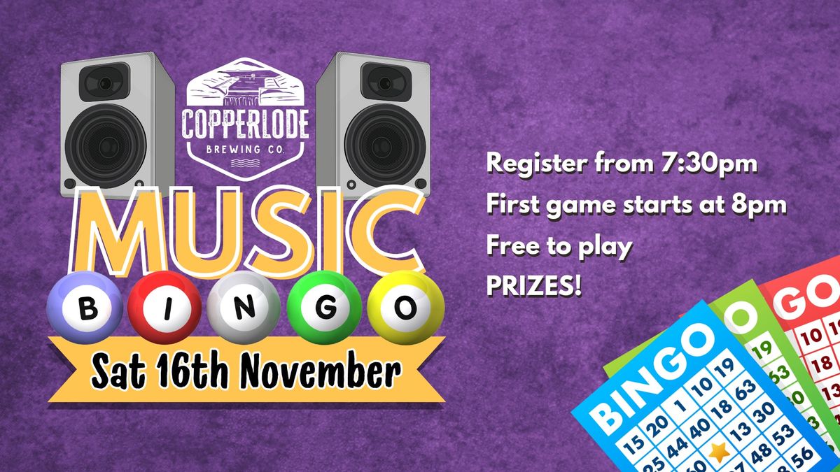 Music Bingo at Copperlode Brewing Co