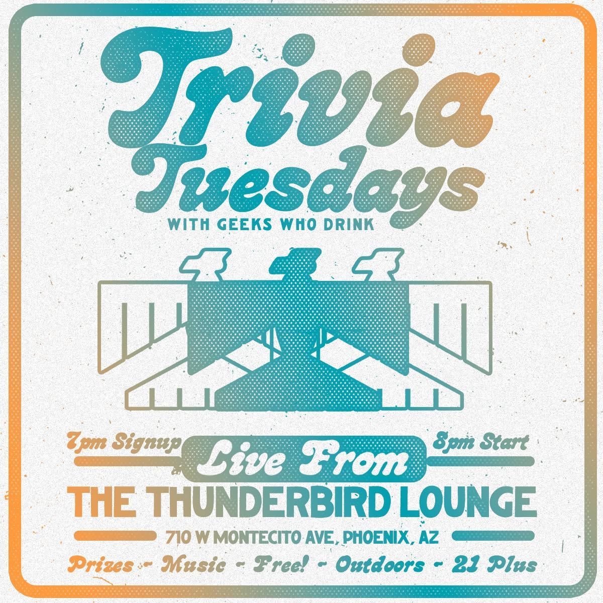 Trivia Tuesdays at Thunderbird Lounge