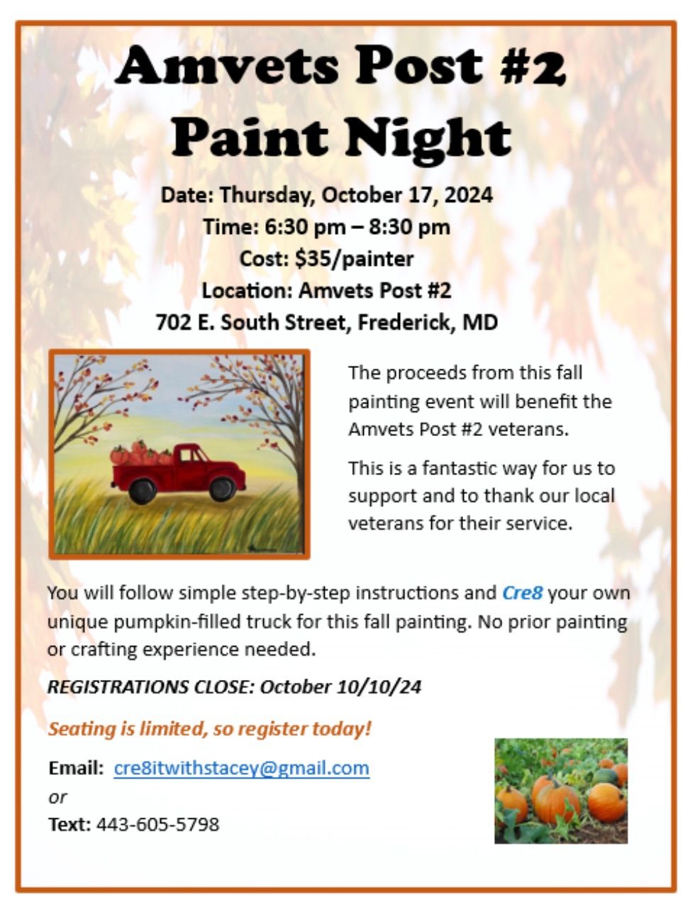 AMVETS Post #2 Paint Night