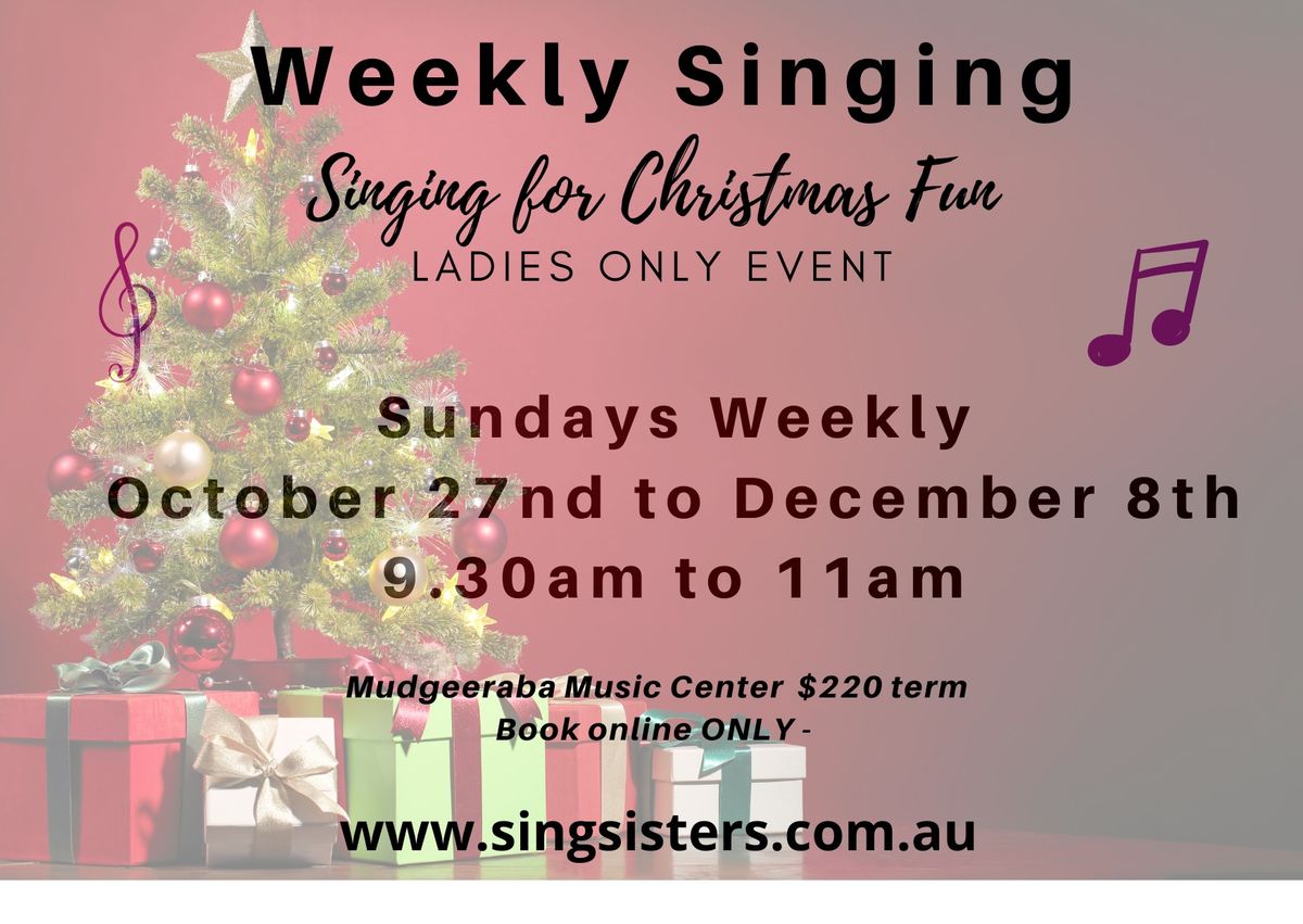 Weekly Ladies Singing  -  7 weeks only