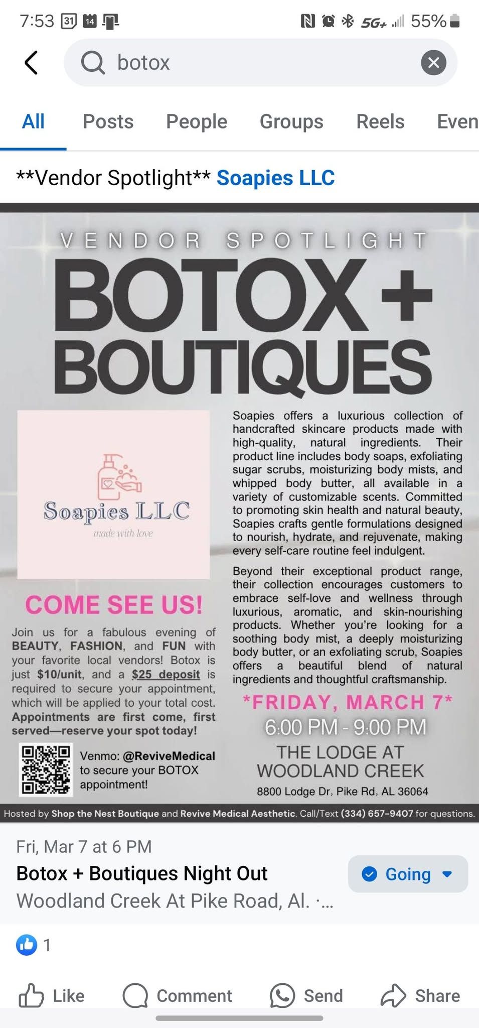 Botox + Boutiques Pop-Up!