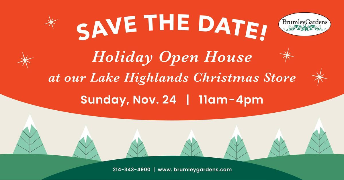 Brumley Gardens Holiday Open House