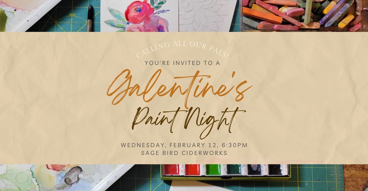 Galentine's Paint Night at Sage Bird Ciderworks