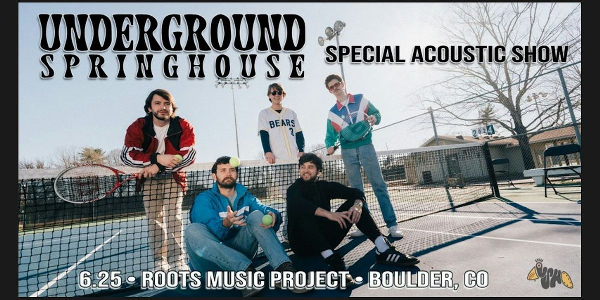 Underground Springhouse w\/ Jason Brandt & the Build-Out - Special Acoustic Show