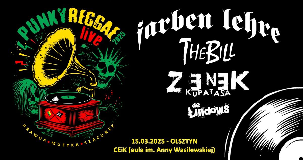 PUNKY REGGAE live 2025 \/\/ OLSZTYN - CEiK (Aula im. Anny Wasilewskiej)