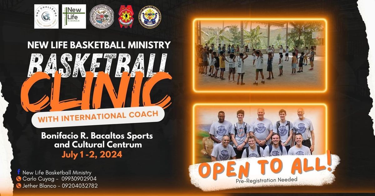 NEW LIFE BASKETBALL MINISTRY ( FREE BASKETBALL CLINIC )