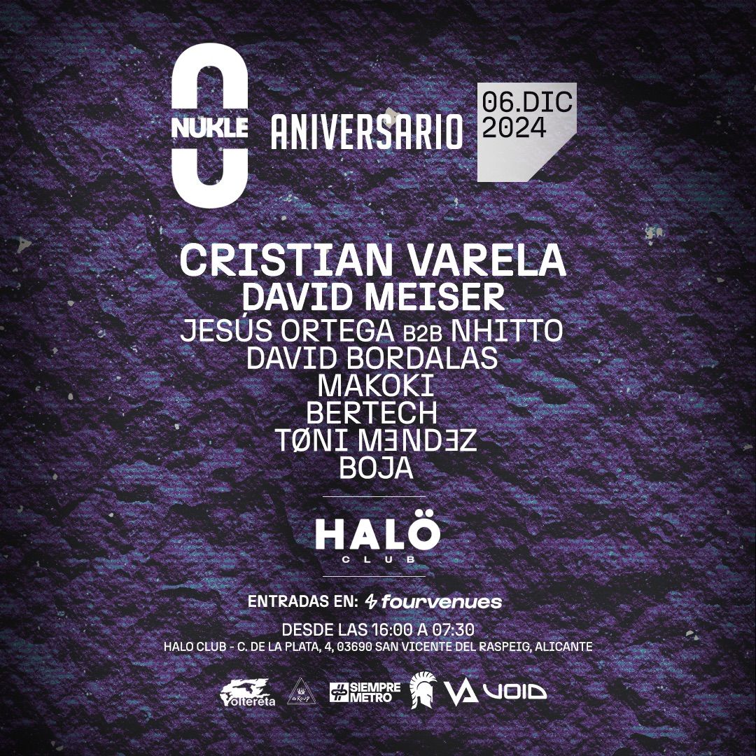 2\u00ba Aniversario de Nukleo en Hal\u00f6 Club