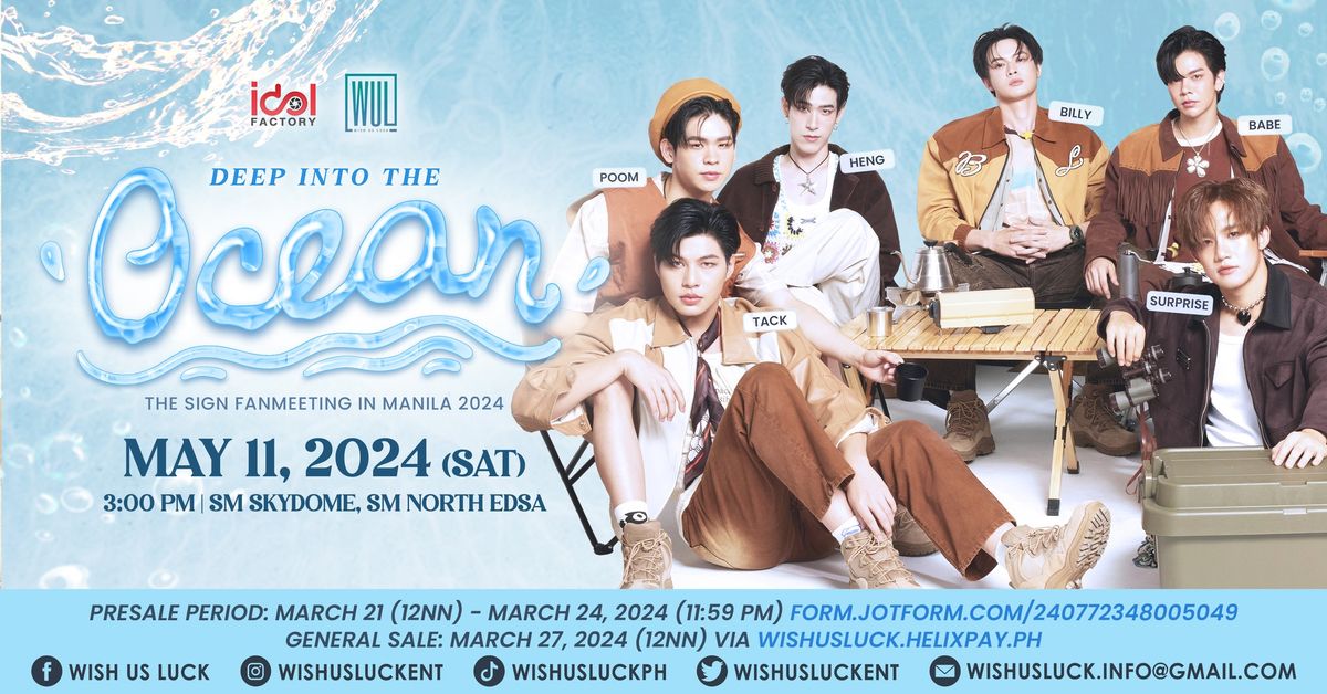 DEEP INTO THE OCEAN: The Sign Fanmeeting in Manila 2024