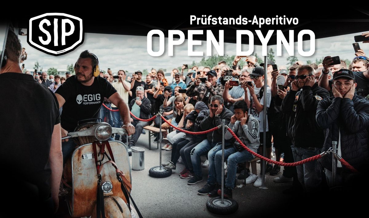 SIP Open Dyno - Pr\u00fcfstandsaperitivo