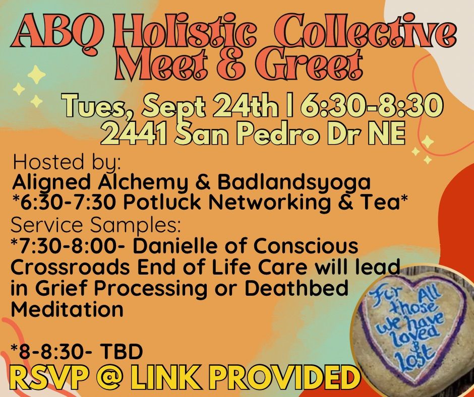 September Holistic Collective Potluck Meet & Greet