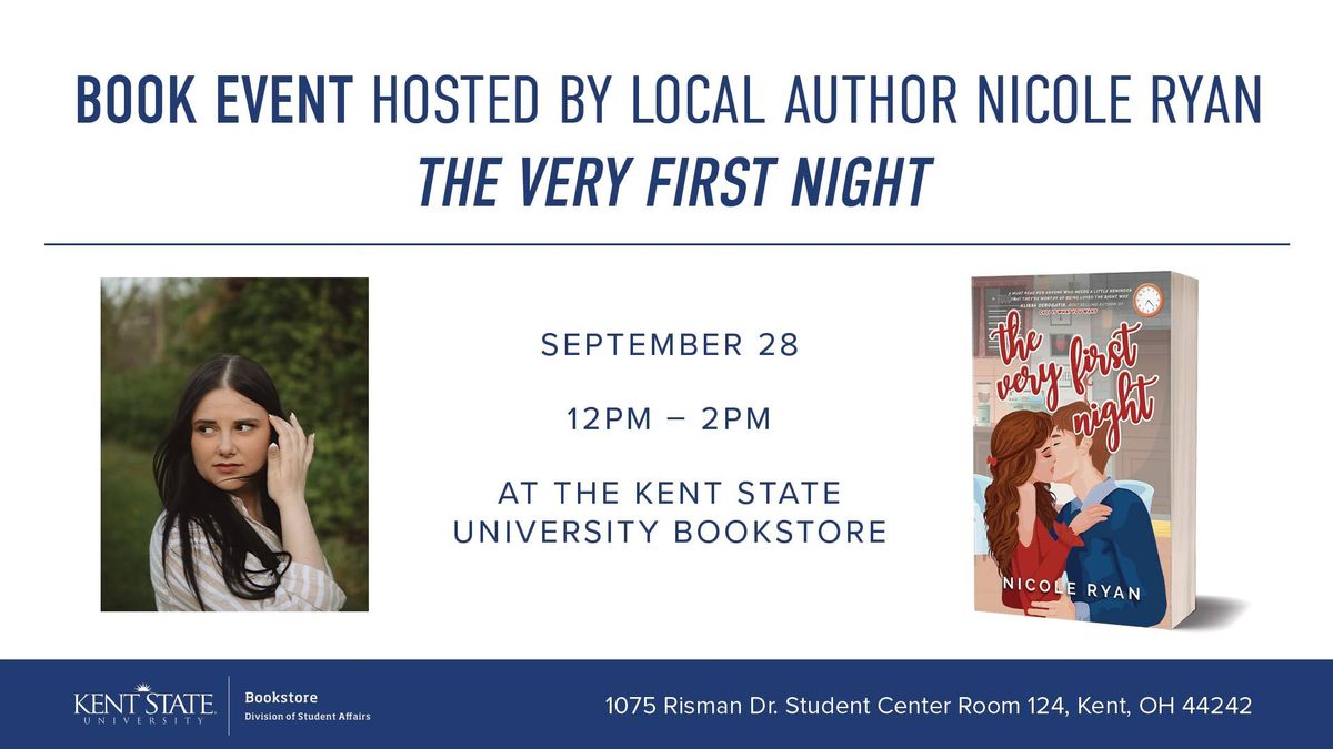 Nicole Ryan Author - Homecoming Signing @ Kent State University Bookstore