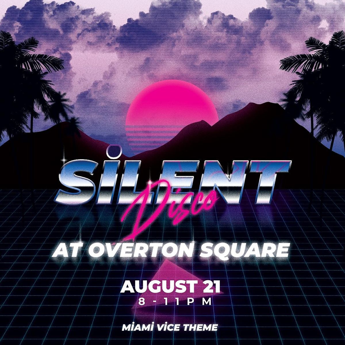 Silent Disco at Overton - Miami Vice Theme