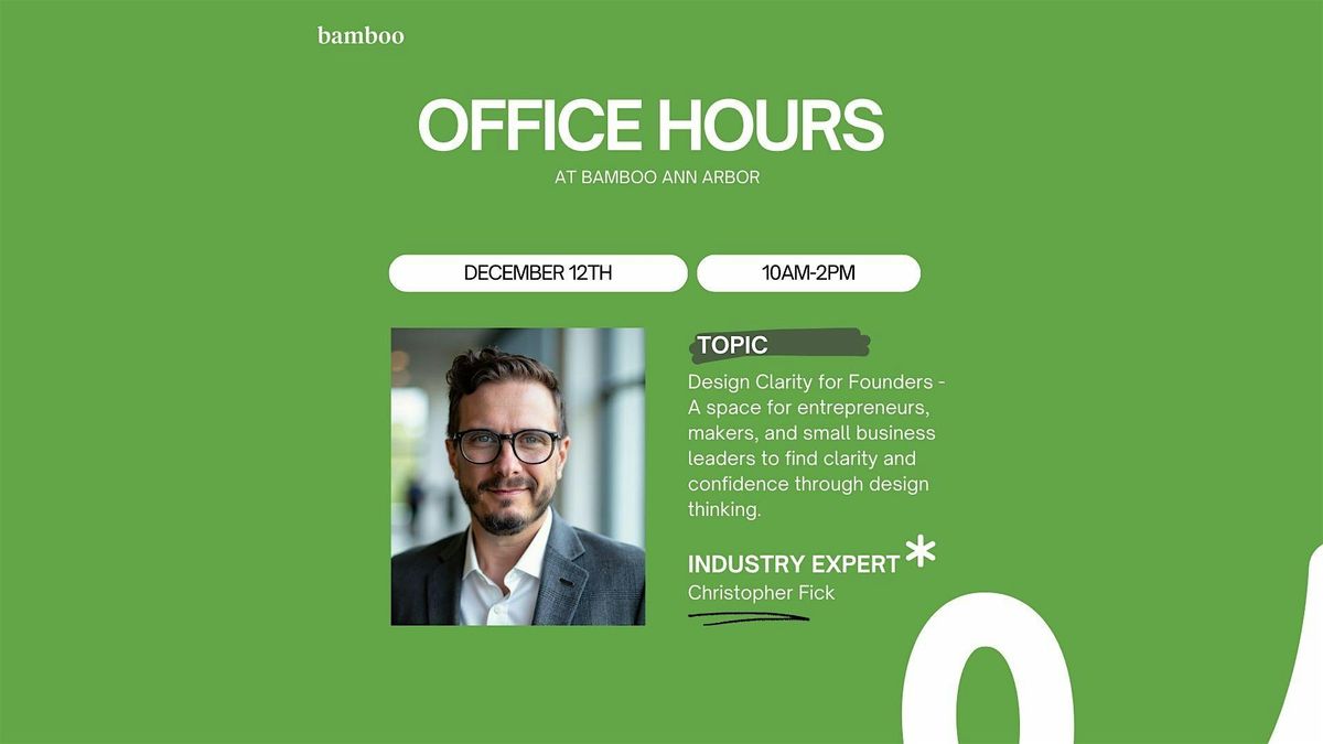 Office Hours with Christopher Fick