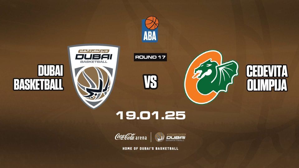 Dubai Basketball vs Cedevita Olimpija at Coca-Cola Arena