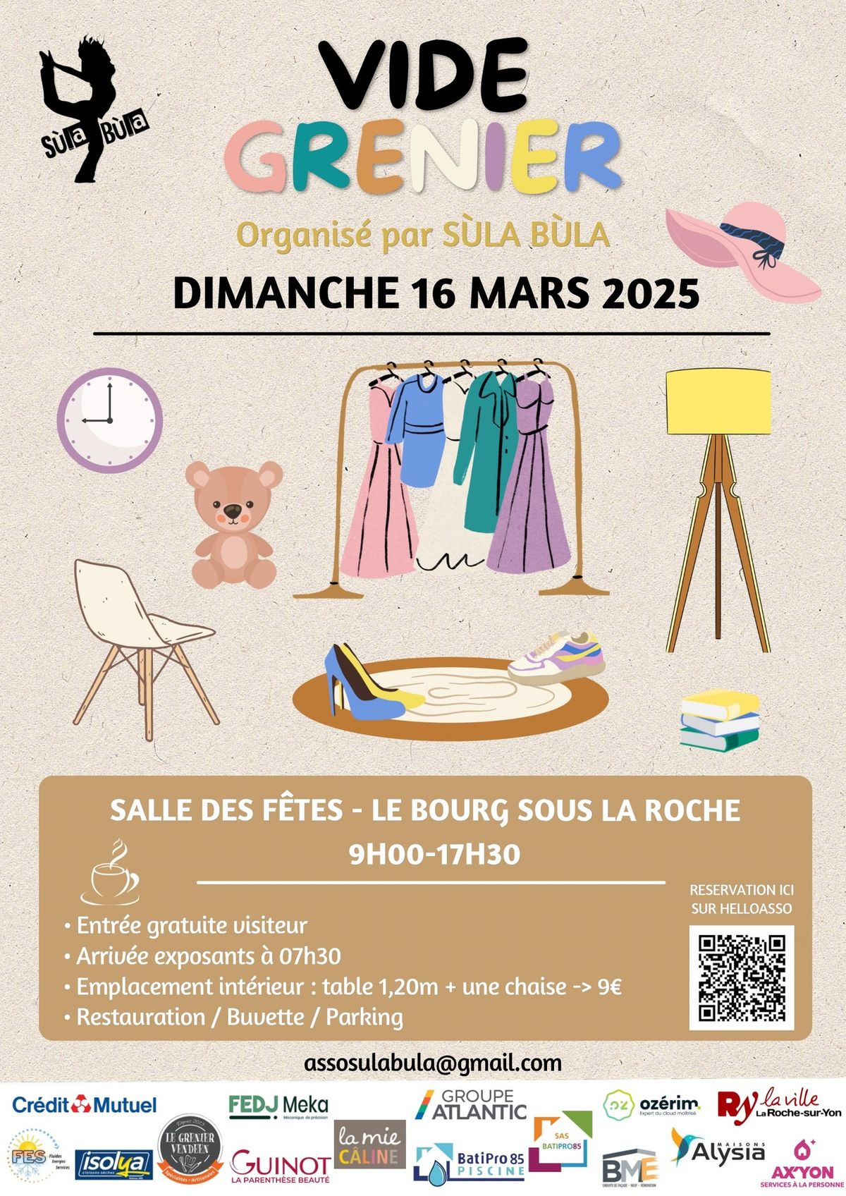 VIDE GRENIER S\u00d9LA B\u00d9LA