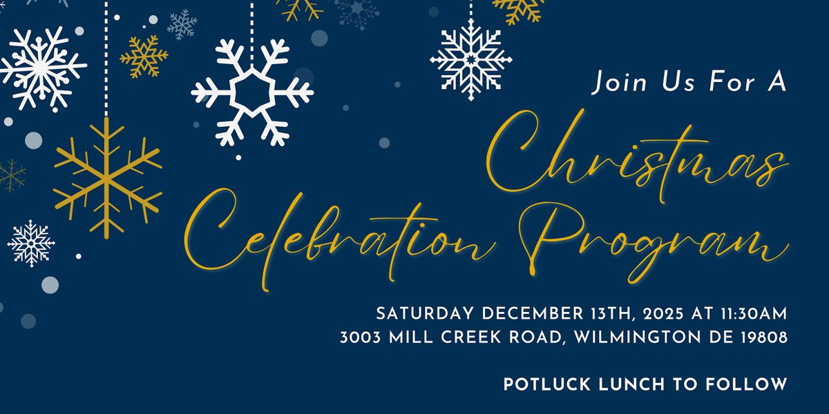 Christmas Celebration Program
