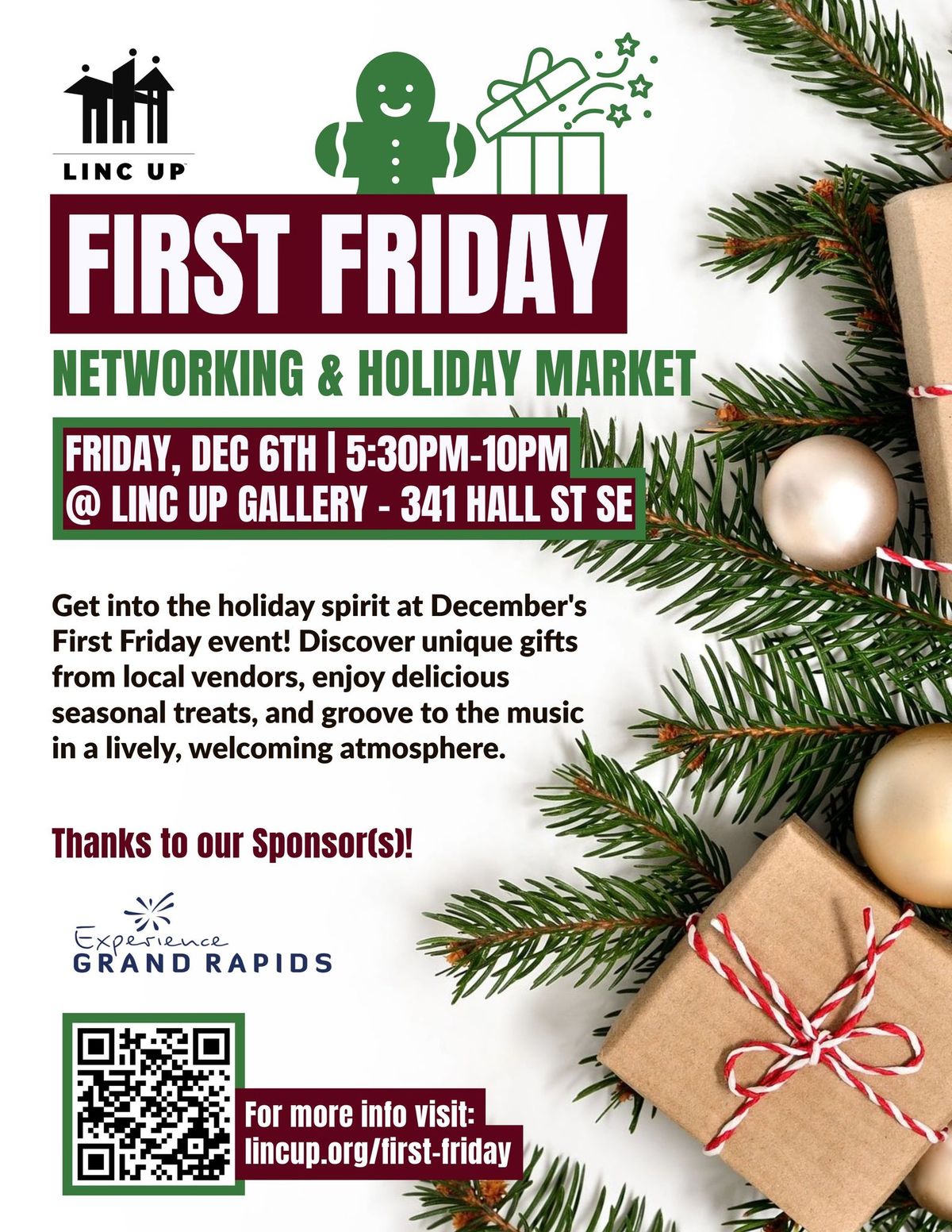 First Friday: Networking & Holiday Market!