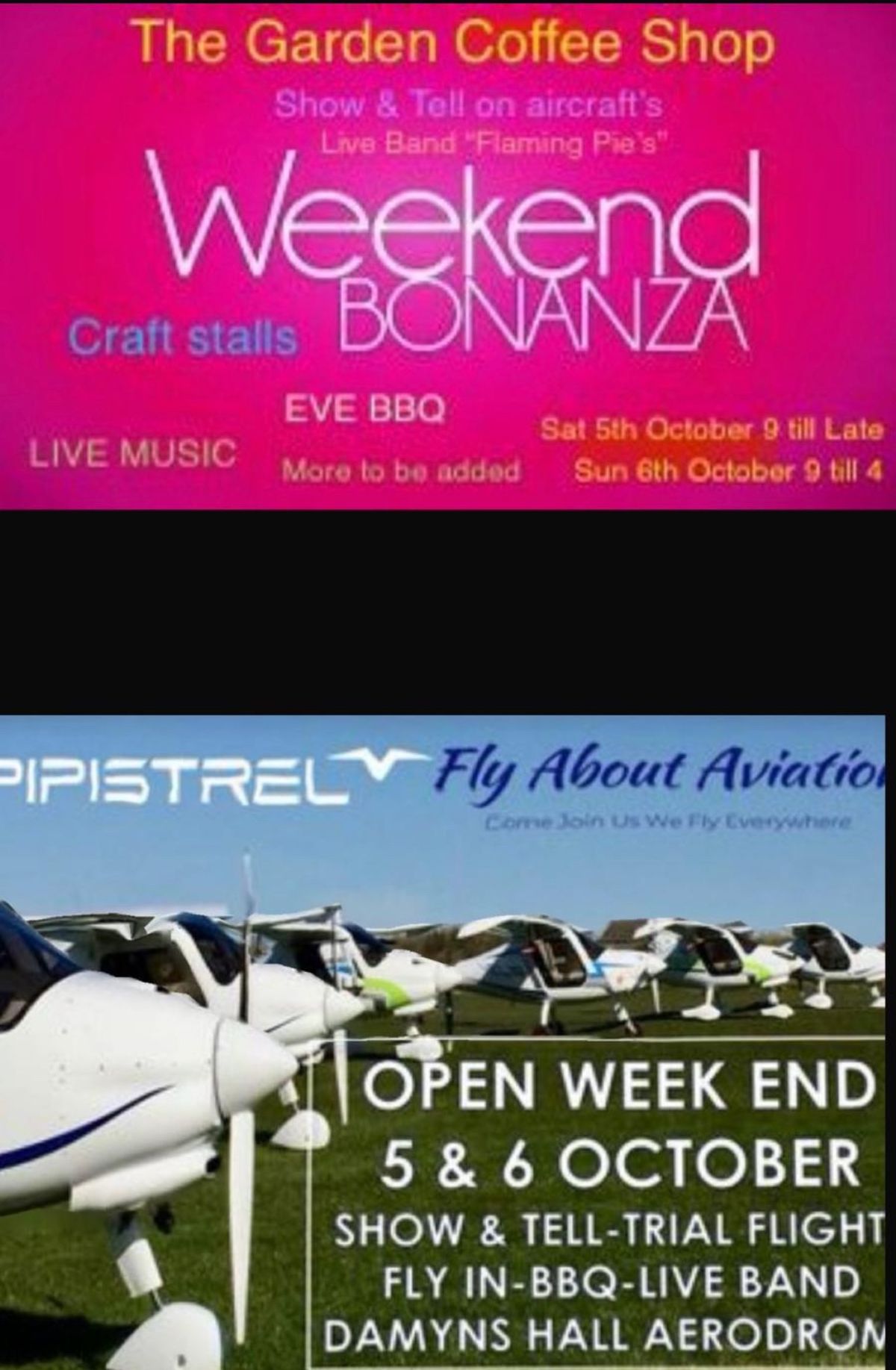 Weekend Bonanza 5\/6th October