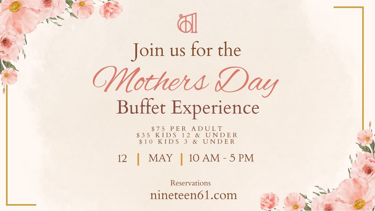 Mothers Day Sunday Buffet