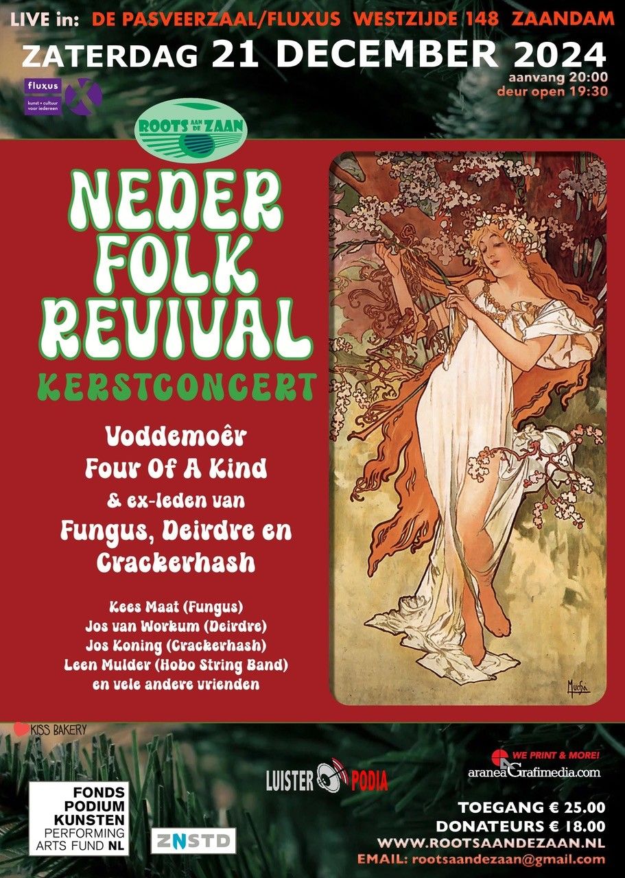 Nederfolk Revival Concert, met een kerst-tintje