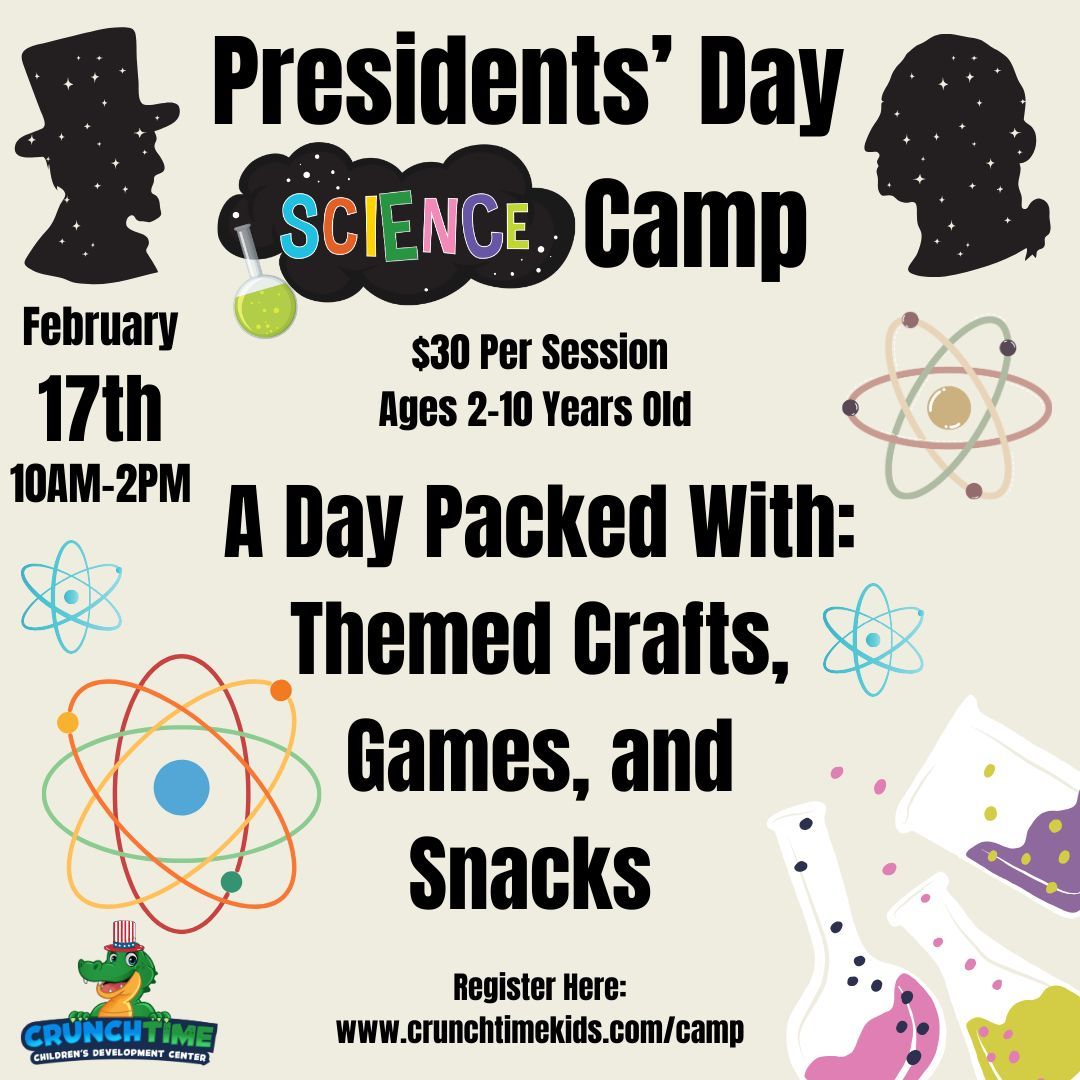 Presidents' Day Science Camp 