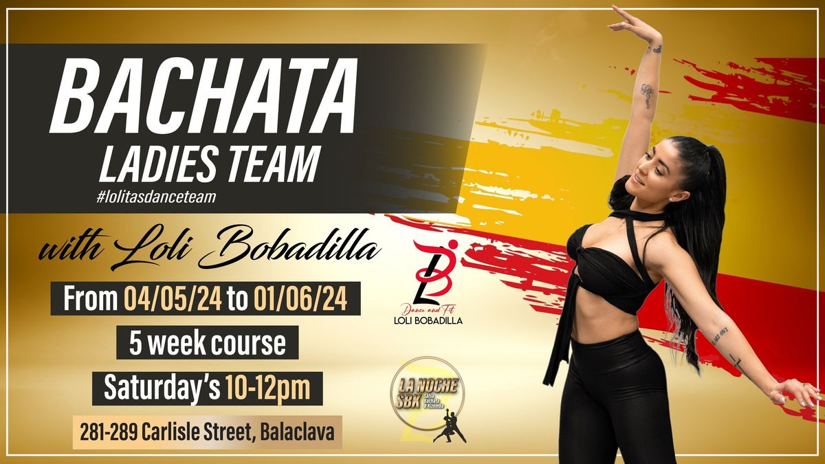 Bachata ladies team with Loli Bobadilla \ud83d\udc83\ud83c\udffb #lolitasdanceteam