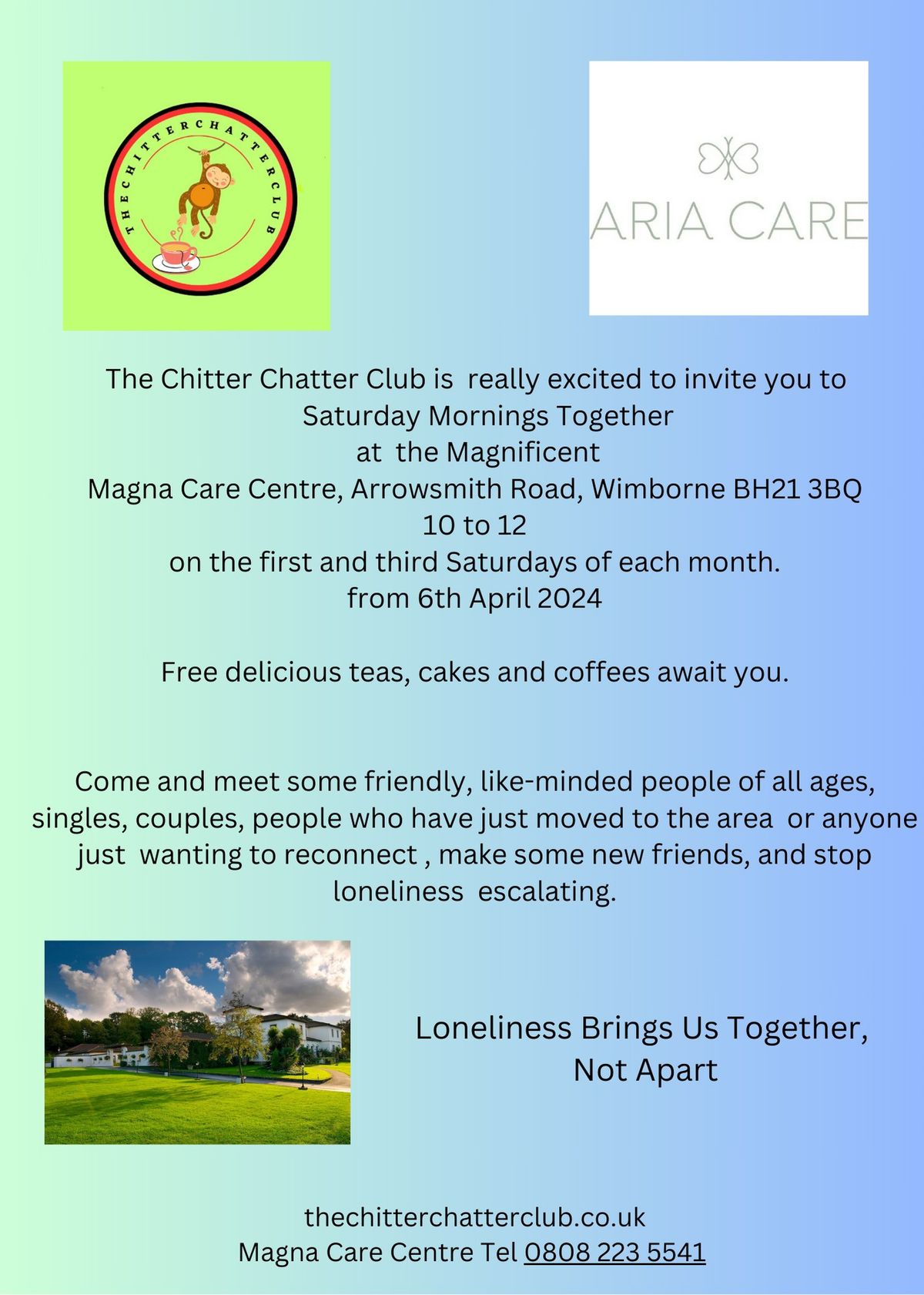 Canford Magna's Saturday Morning Chitter Chatter Club