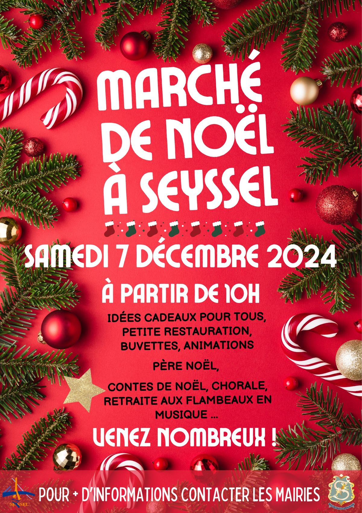 March\u00e9 de No\u00ebl de Seyssel 2024 (Ain & Haute-Savoie)