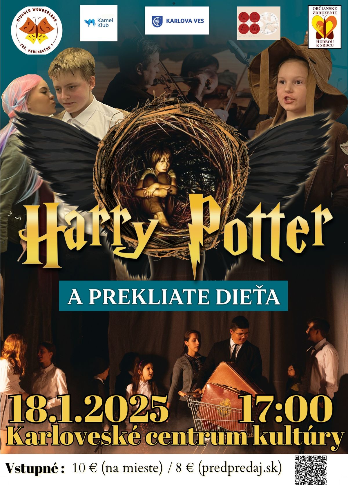 Harry Potter a prekliate die\u0165a - \u010dinohra s komorn\u00fdm orchestrom