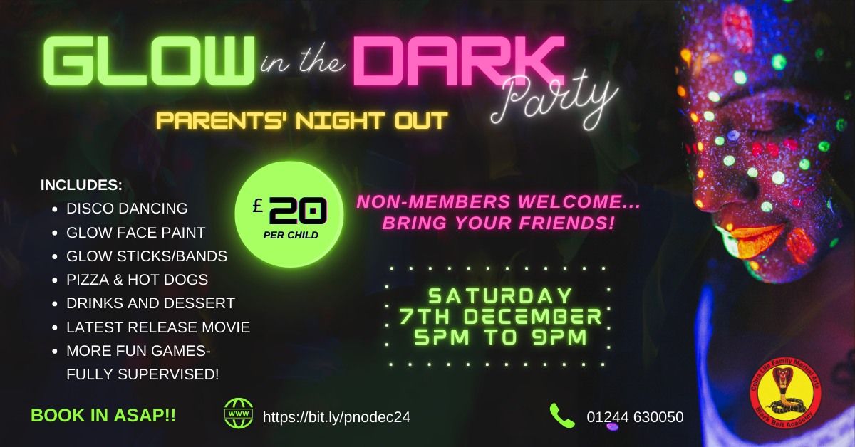 Parent's Night Out - Glow in the Dark Disco