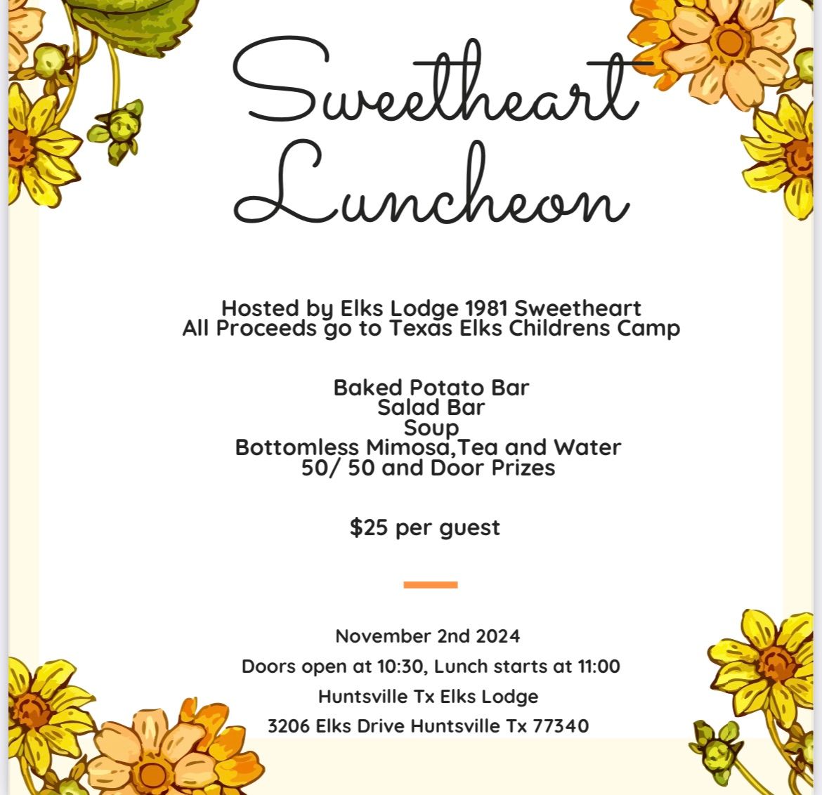 Sweetheart Luncheon 