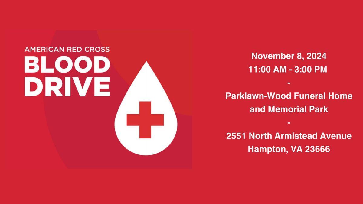 American Red Cross Blood Drive