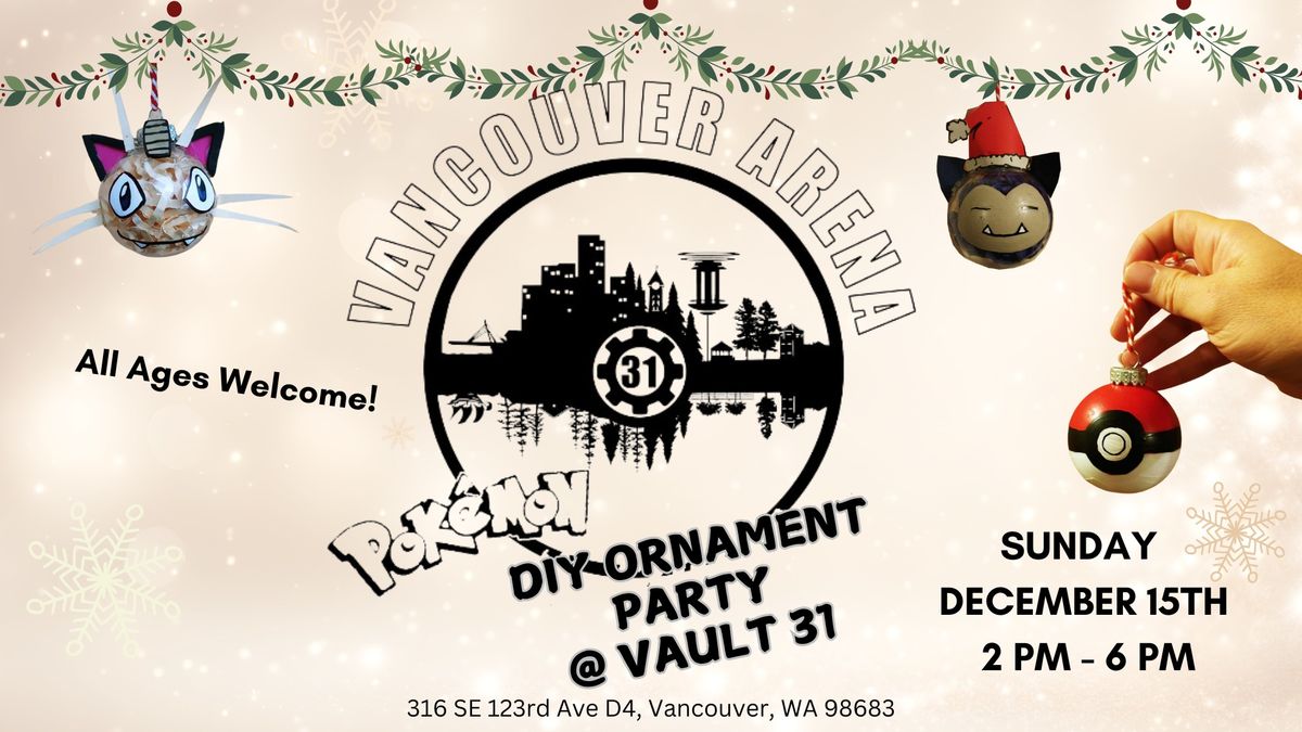 DIY Ornament Painting Party @ Vault 31