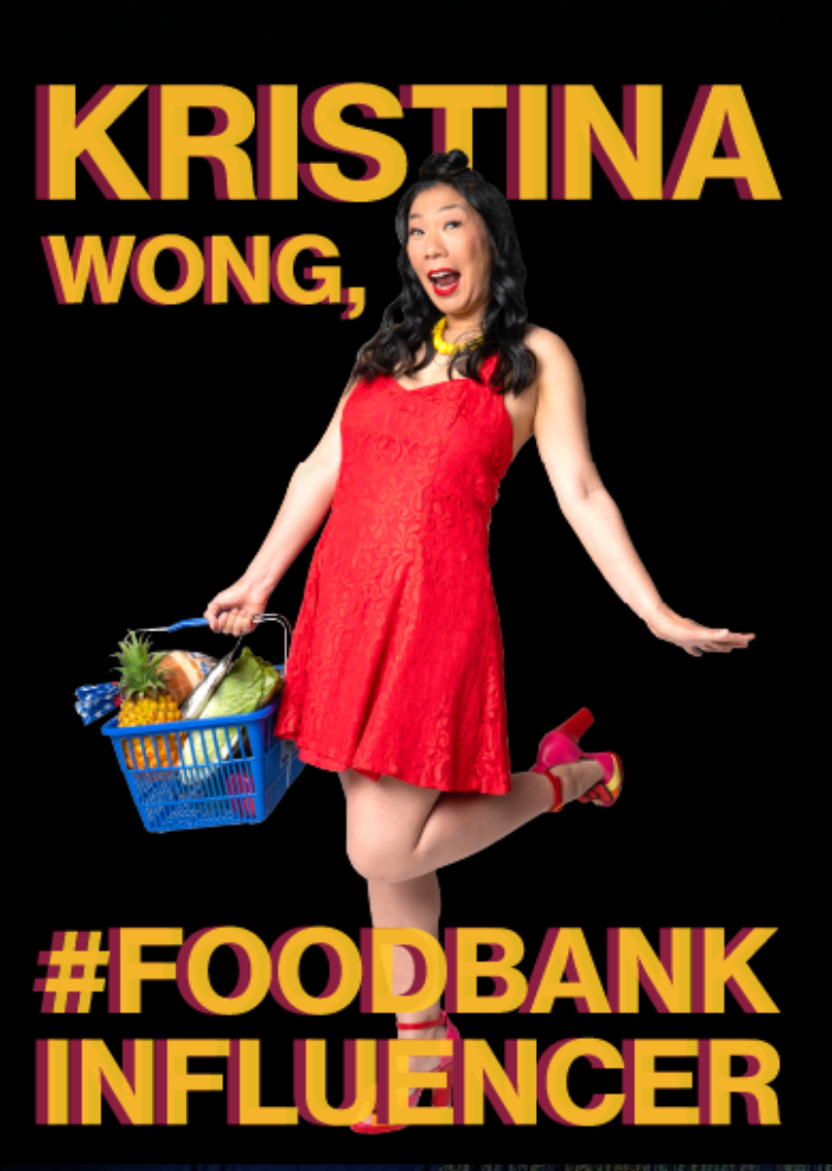Kristina Wong #FoodBankInfluencer at US Bank Stadium