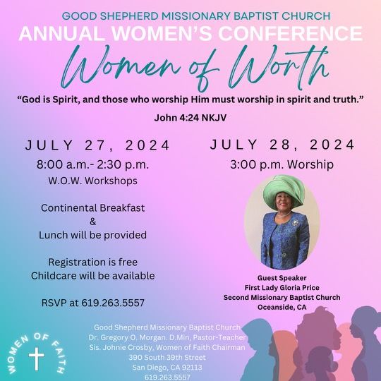 GSMBC Annual Women's Conference Women of Worth Worship Service