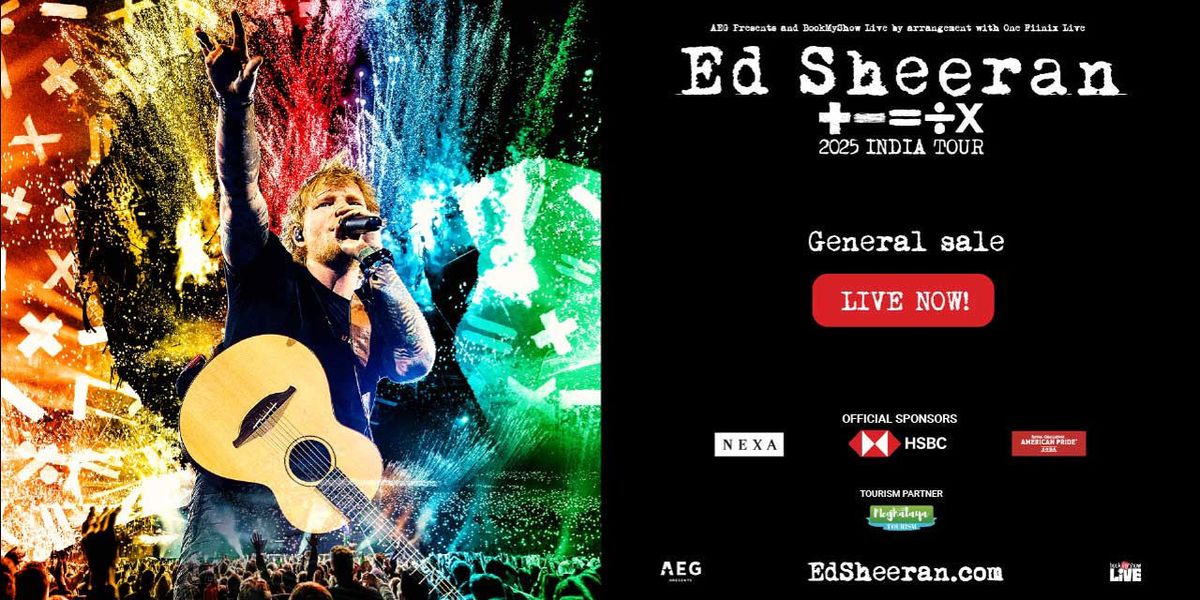 Ed Sheeran: +-=\u00f7x India Tour 2025 in PUNE