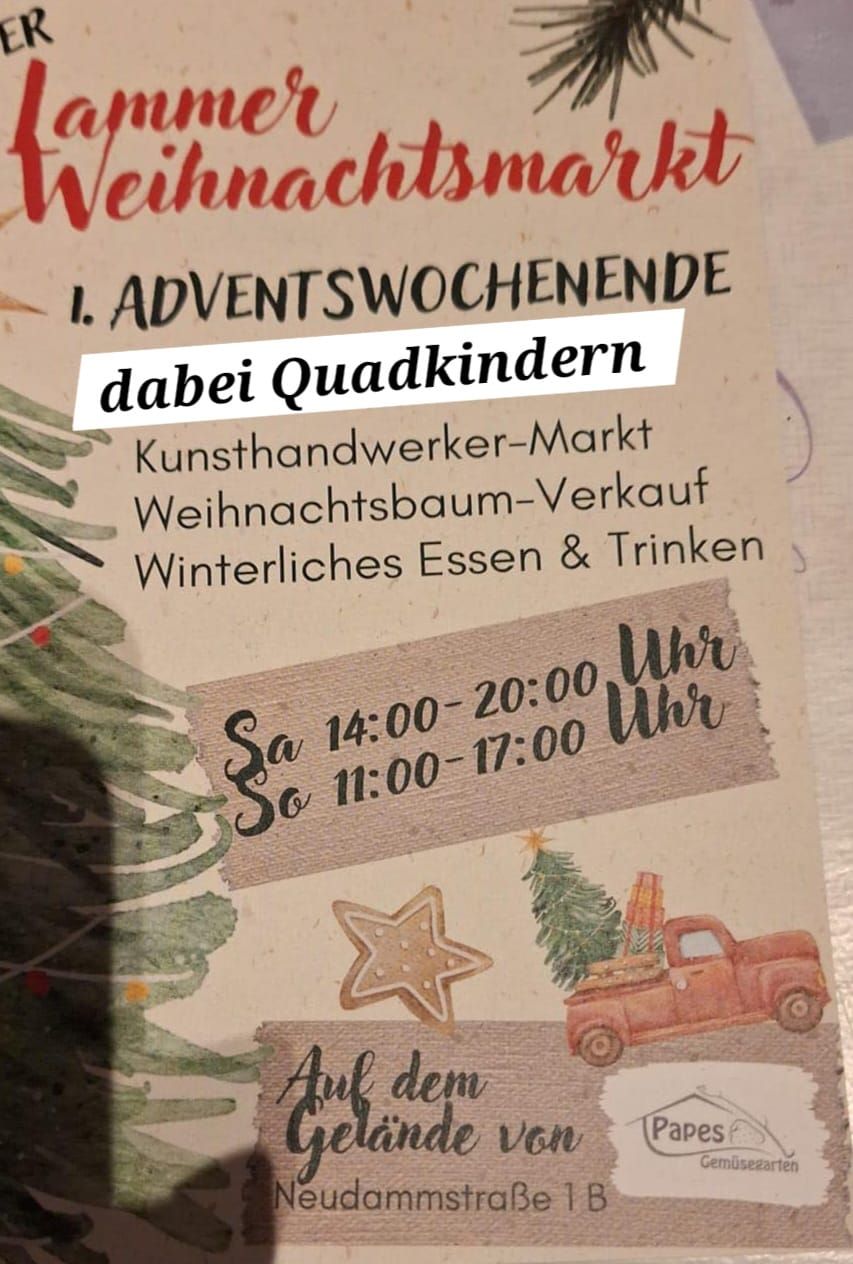 Lammer Weihnachtsmarkt. 