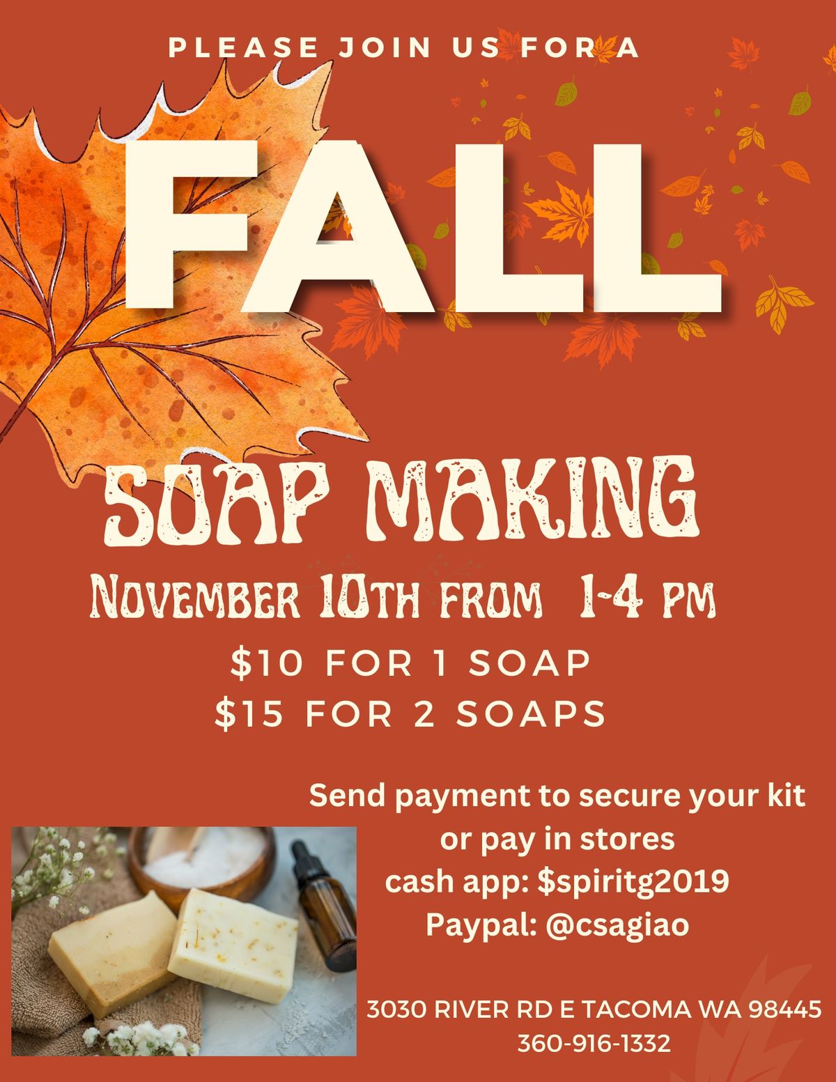 Fall Soap Making 