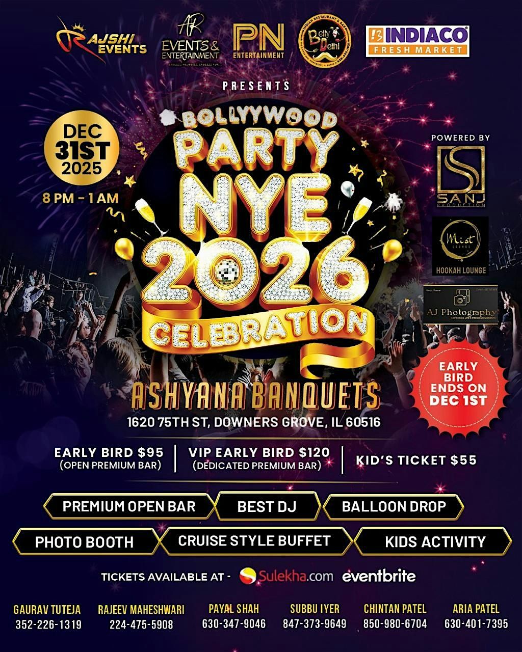 Bollywood NYE Party 2026'