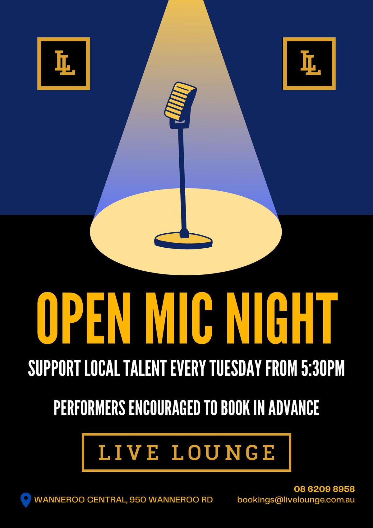 Open Mic Night Weekly