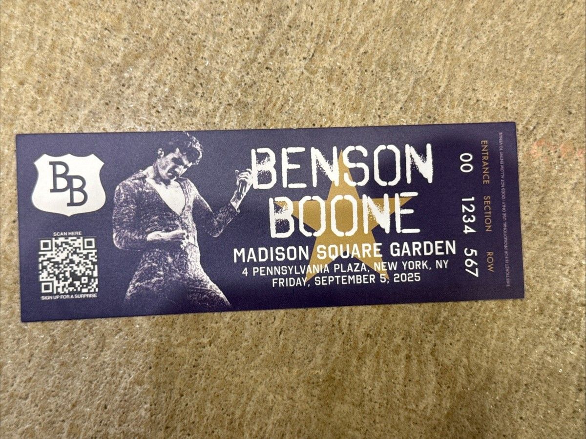 Benson Boone Dallas Tickets
