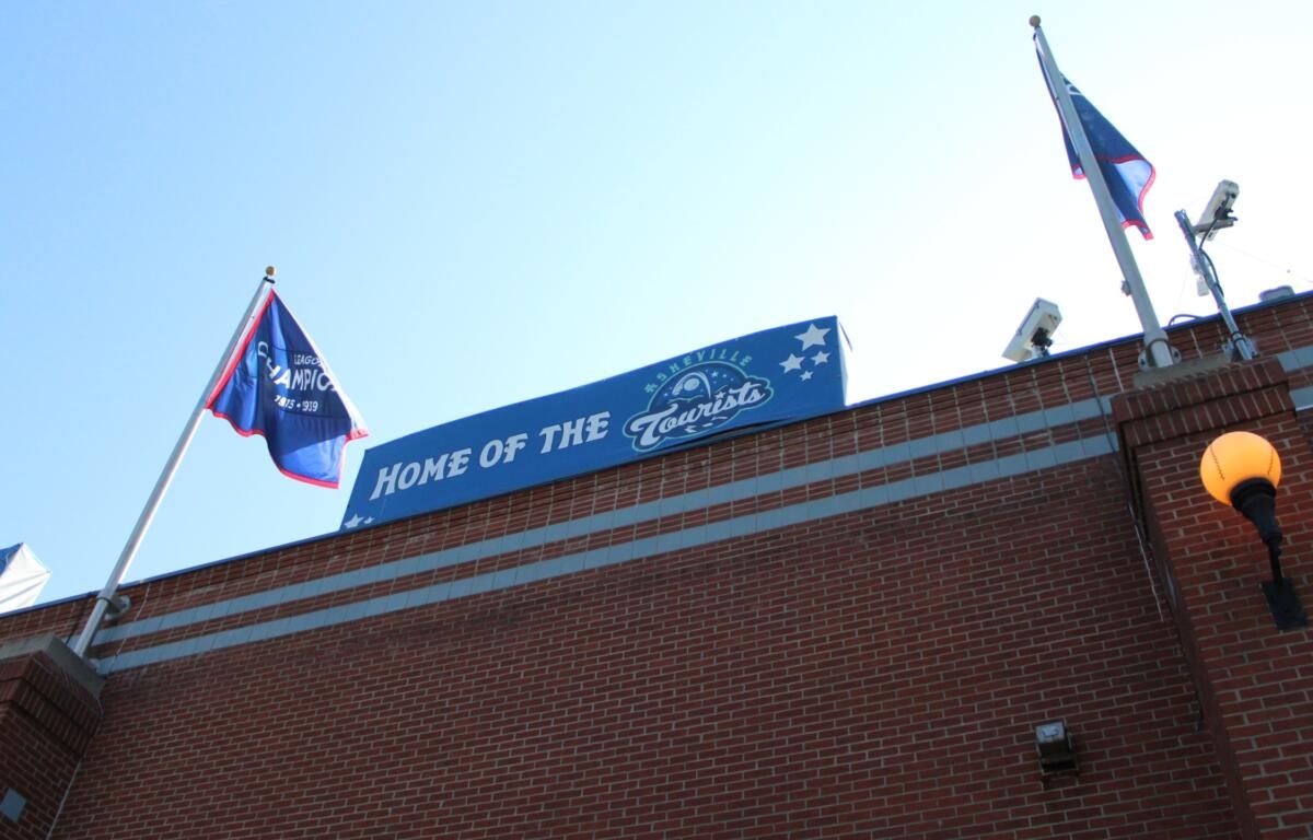 Asheville Tourists at Greensboro Grasshoppers at First National Bank Field