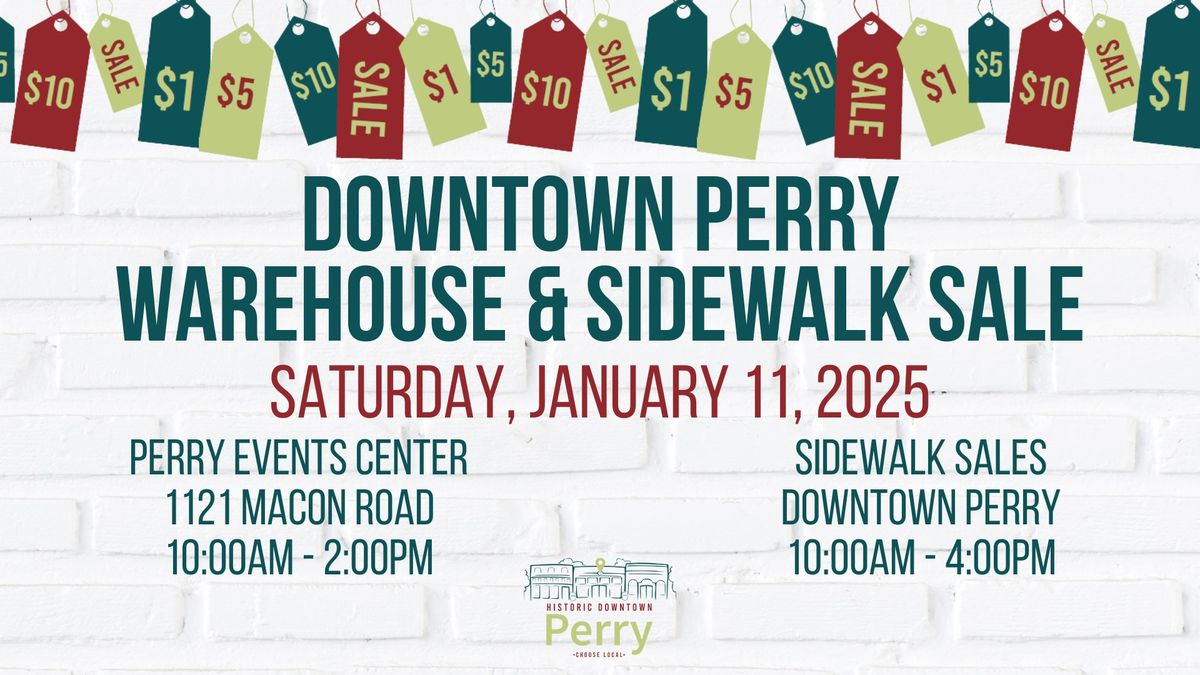 Downtown Perry Warehouse & Sidewalk Sale 