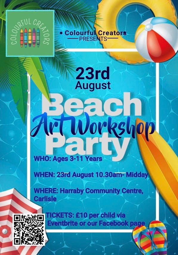 Beach Party Art Workshop by Colourful Creators 