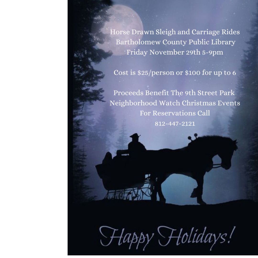 4th Annual Horse drawn sleigh and carriage rides