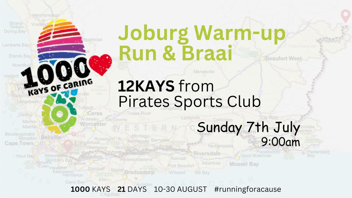 Joburg Warm-up Run & Braai