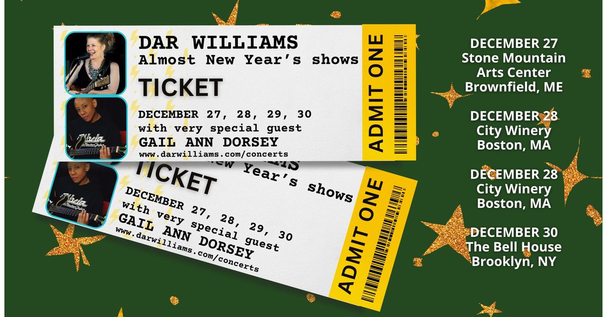 Dar Williams Almost New Years Show at City Winery Boston 