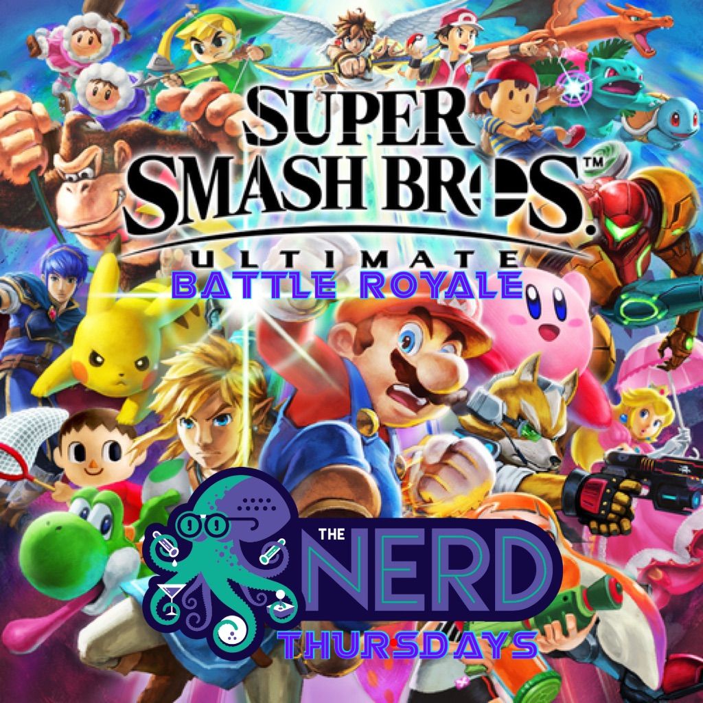 Smash Bros Ultimate 8-Player Battle Royale Thursdays at The Nerd