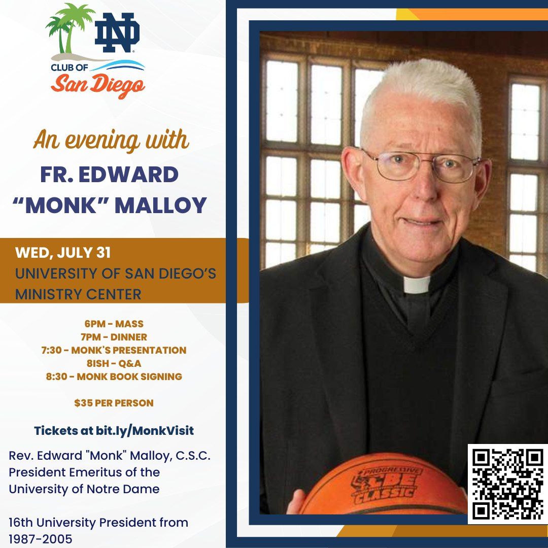 ND Club of San Diego- An Evening with Fr. "Monk" Malloy